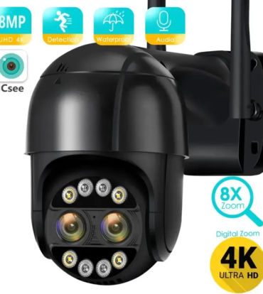 1096 Camera Segurança Ip Wifi Zoom De 8x A Prova D'água 8mp 4k (14)