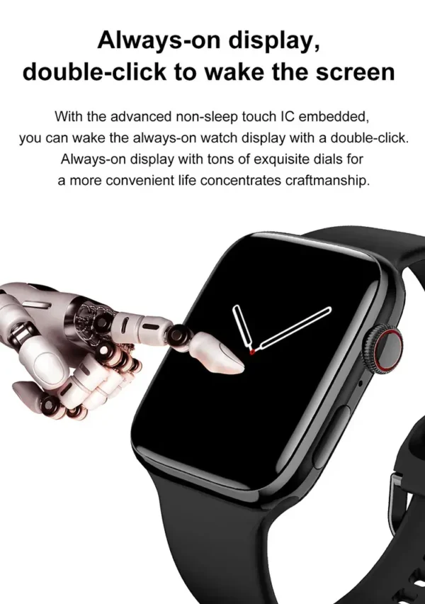 Smartwatch Dt7 N0.1 Série7 Nfc Tela IPS 1.9 preto - Imagem 6