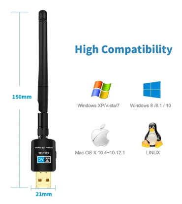 adptador wifi usb f8