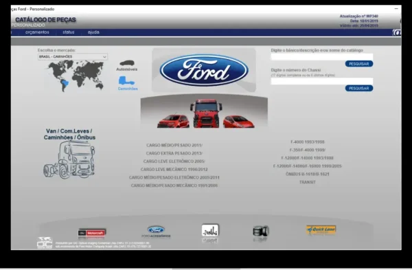 HD 1TB catálogos de peças linha pesada Agrale VW Iveco Ford - Imagem 6