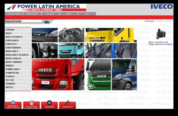 HD 1TB catálogos de peças linha pesada Agrale VW Iveco Ford - Imagem 5