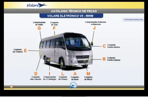 HD 1TB catálogos de peças linha pesada Agrale VW Iveco Ford - Imagem 9