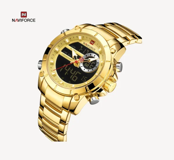 Relógio Naviforce em Aço inox dourado