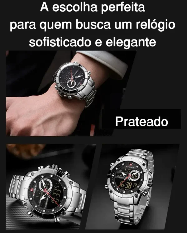 Relógio Naviforce em Aço inox prata - Imagem 2