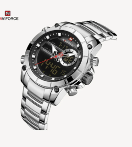 relogio naviforce prata f2
