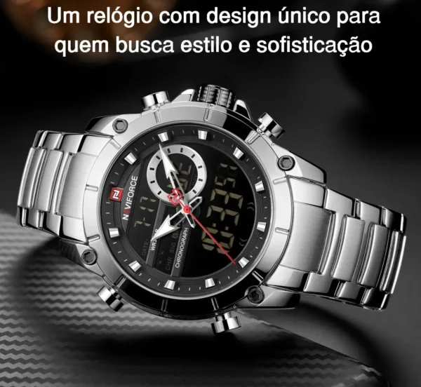 Relógio Naviforce em Aço inox prata - Imagem 11