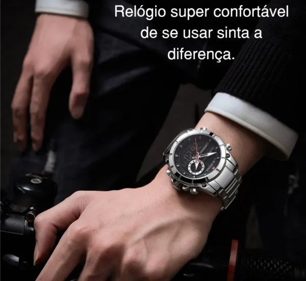 Relógio Naviforce em Aço inox prata - Imagem 10