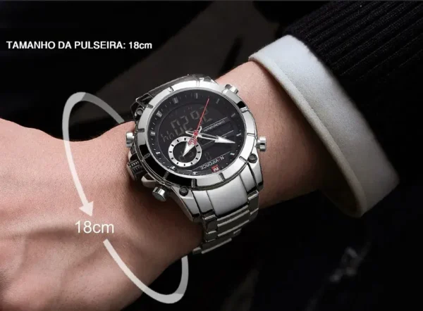 Relógio Naviforce em Aço inox prata - Imagem 6