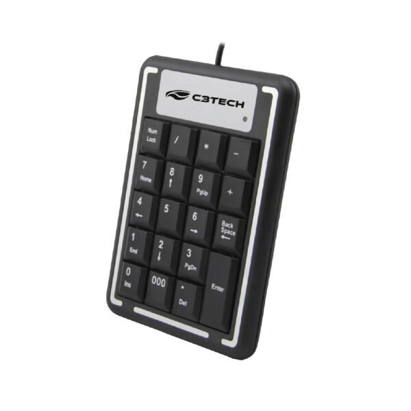 Teclado numérico C3Tech ideal pra digitação notebook KN-11BK
