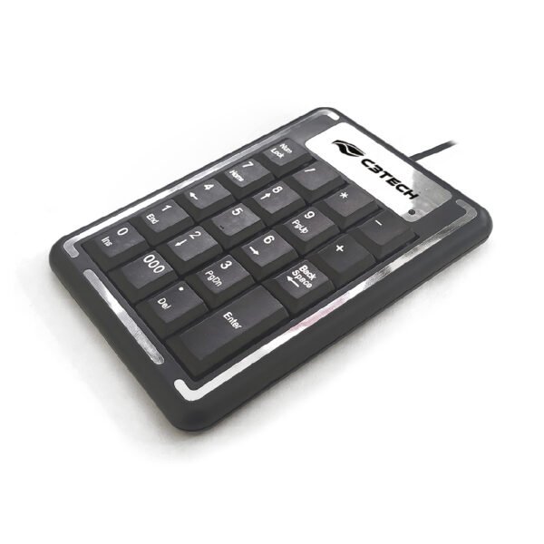 Teclado numérico C3Tech ideal pra digitação notebook KN-11BK - Imagem 2