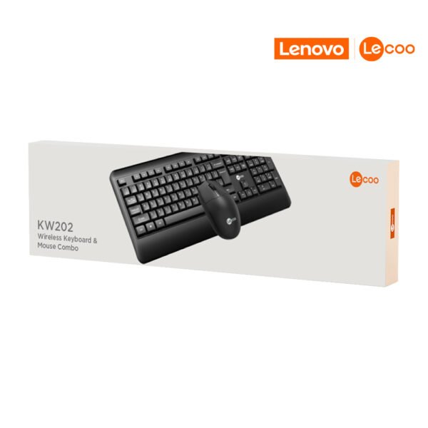 Kit Teclado Mouse Sem Fio KW202 Lecoo Conforto e precisão - Imagem 4