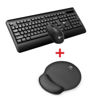 combo telcado_mouse_KW202BK_mousepad