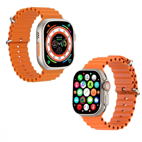 Relógio Inteligente Smartwatch 49mm com 7 Pulseriras Color W69 - Imagem 2